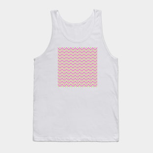 Pink & Green Stripes Tank Top